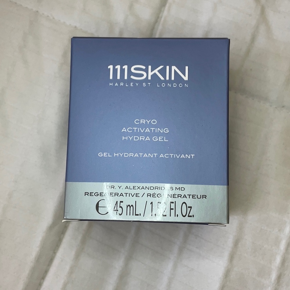 111Skin Cryo Activating Hydra Gel new in box